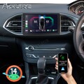 2+64G Android 14 Carplay Autoradio WIFI GPS Navi Für PEUGEOT 308 II T9 2013-2021
