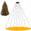 280 LED Lichterkette Weihnachtsbaum Tannenbaum Beleuchtung Deko Innen bunt IP44
