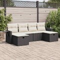 Gartenmöbel Sofa Garnitur Lounge Sitzgruppe Gartenset 6-tlg. Poly Rattan vidaXL