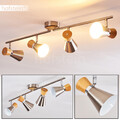 Retro Design Wohn Schlaf Zimmer Lampe verstellbar 4er Spot Flur Decken Leuchten