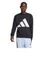  Adidas Herren Pullover Rollkragenpullover Schwarz Essentials Big Logo French Terry 