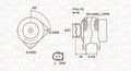 MAGNETI MARELLI LICHTMASCHINE GENERATOR 90A passend für SEAT CORDOBA IBIZA