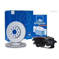 ATE Bremsscheiben + Bremsbeläge vorne für RENAULT DACIA SMART, Vorderachse