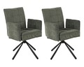 Esszimmerstuhl Nola 2er-Set Duo Collection, Kord-Bezug, drehbar