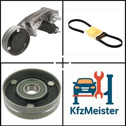 CONTINENTAL CTAM, HUTCHINSON, SKF Keilrippenriemen Satz für VW TOUAREG Audi A6