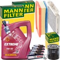 MANN INSPEKTIONSPAKET+5L MANNOL 5W-40 MOTORÖL passend für 1.6SCe DACIA DUSTER HS