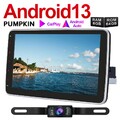 Pumpkin 4GB 64GB 10.1"Android 13 Autoradio 1 DIN GPS Navi DAB Bluetooth WiFi USB