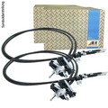 2x A.B.S. Handbremsseil Bremsseil Set hinten rechts + links passend für Fiat