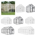 Voliere Vogelkäfig Vogelvoliere Freilaufgehege Vogelhaus Aluminium
