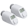 Eqiva 2er-Set Elektronischer Heizkörperthermostat Model N mit Boost-Funktion, le