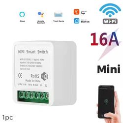 MINI 16A Wifi Smart Switch Timer Schalter für Tuya Alexa Home Google DIY
