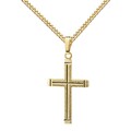 Kreuz Anhänger Gold 585 Diamantschliff Goldkreuz mit Kette oder ohne Kette