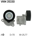 SKF Spannrolle, Keilrippenriemen für CHEVROLET OPEL SAAB