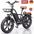 E BIKE MTB 20 Zoll Elektrofahrrad 1500W 48V 15Ah Offroad Mountainbike Fatbike DE