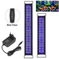 Einstellbar LED RGB Aquarium Beleuchtung Lampe Vollspektrum Aufsetzleuchte Licht
