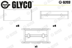GLYCO H1018/5STD Kurbelwellenlager 