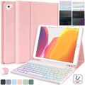 QWERTZ Bluetooth Tastatur Maus für iPad 10.2" 7 8 9 Generation mit Schutz Hülle