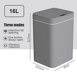 16L Intelligent Mülleimer Automatik Mülleimer Smart Sensor Küche Abfallbehälter