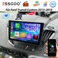 2+32G Autoradio Android 15 Carplay KAM Nav für Ford Transit Custom Tourneo 13-17