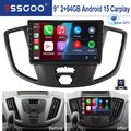 Android 15 Autoradio für Ford Transit 2015-2019 GPS Carplay ChatGPT KAM+ 2+64GB