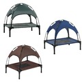 PawHut Haustierbett mit Baldachin Erhöhtes Hundebett Hundeliege outdoor