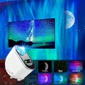 Bluetooth LED Polarlicht Projektor Nachtlicht Galaxy Lampe Musik Lautsprecher