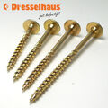 Dresselhaus Konstruktionsschrauben Sparrenschraube Tellerkopf 8-10mm Schrauben j