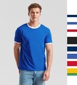 2er Pack Fruit of the Loom Herren T-Shirt Baumwolle Ringer 61-168-0 NEW