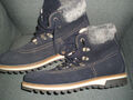 Tamaris Damenboots dunkelblau Gr. 41 Schnürboots, gefüttert