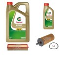 FEBI BILSTEIN Inspektionspaket 6L CASTROL EDGE 5W-30 M für BMW X3 F25 xDrive20d