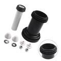 Anschlussrohrset Badezimmer Widgets WC Rahmen Satin Seidenmatt Verchromt