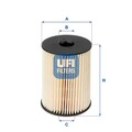 UFI Kraftstofffilter 26.054.00 Filtereinsatz für OPEL ZAFIRA ASTRA A04 L70 GTC