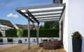 TREND Aluminium Terrassenüberdachung Terrassendach Alu Überdachung Carport Stegp