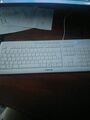 CHERRY KC 1000 Tastatur Weiß / Grau ultraflach, USB, kabelgebunden, Office Keybo