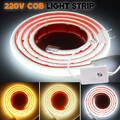 Neon COB LED Streifen Stripe 220V Wasserdicht Lichtband Lichtschlauch Dimmbar