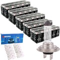 50x H7 BIRNEN TECPO PREMIUM HALOGEN AUTO-LAMPE 12V 55W PX26d + GLASSOCKEL BIRNE