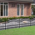 Gartenzaun mit Speerspitzen Schwarz Stahl Schmuckzaun mehrere Auswahl vidaXL