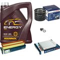 BOSCH inspektionspaket 5 L MANNOL 5W-30 Energy für Renault Twingo II 1.2 16V