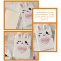 Plush Notebook Fluffy Notepad Cartoon Notebook with Lock Lockable Diary for