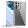 Handy Hülle für Samsung Galaxy S22 S23 S24 S25 Ultra FE + Klar Stoßfest Cover