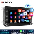 DAB+ Carplay Android 15 Autoradio Navi MIK KAM Für VW GOLF 6 T5 Passat EOS Jetta