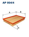 FILTRON (AP 004/4) Luftfilter für AUDI SKODA VW