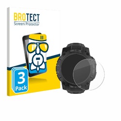 3x Panzerfolie Schutzglas für Garmin Instinct 3 Solar Tactical Edition (50 mm) 