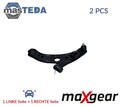 72-3700 LINKS RECHTS QUERLENKER SATZ VORNE NIEDRIGER MAXGEAR 2PCS NEU