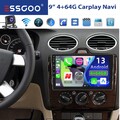 Android 15 Autoradio Für Ford Focus Transit MK7 S-Max 4+64G Carplay GPS NAVI Kam