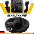 Schaltknauf + Schaltsack mit Rahmen für VW T5 Transporter Bus 7H 2003-16 5 Gang