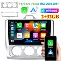 2+32GB Carplay Für Ford Focus MK2 MK II 2004-2011 Autoradio Android 14 Navi