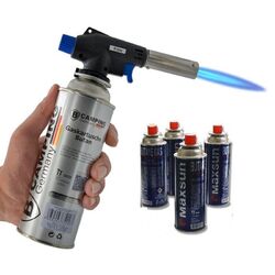 Gasanzünder Lötlampe Gasbrenner Bunsenbrenner Lötbrenner Gaskartuschen 227g Gas