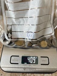 Münzenkonvolut aus aller Welt 0,4kg/400 Gramm