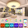 36W RGB LED Deckenlampe Dimmbar Bluetooth Musik Lautsprecher App Fernbedienung